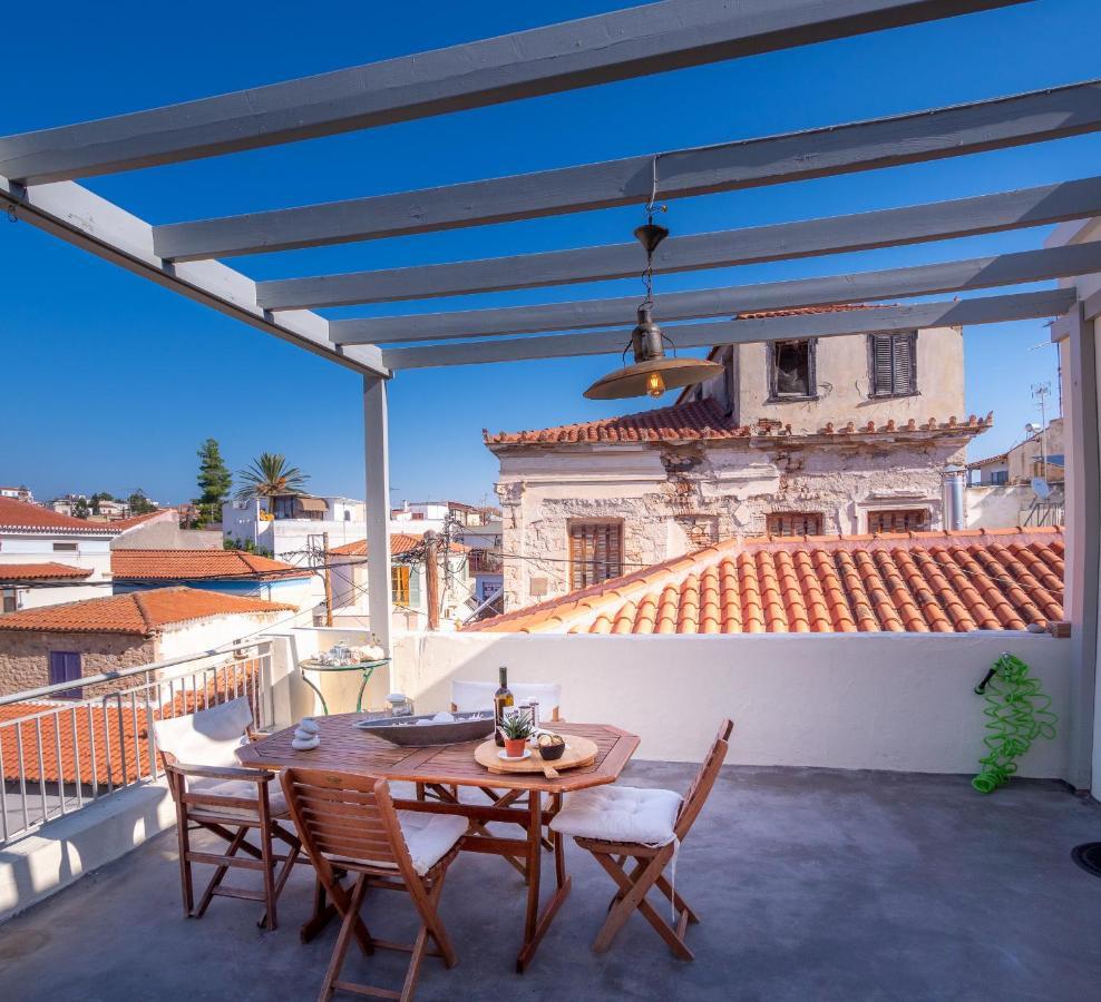 The Roof - Flat Sea View In Aegina Town Apartment Екстериор снимка