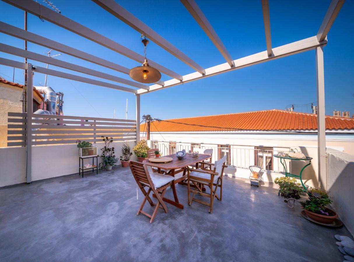 The Roof - Flat Sea View In Aegina Town Apartment Екстериор снимка
