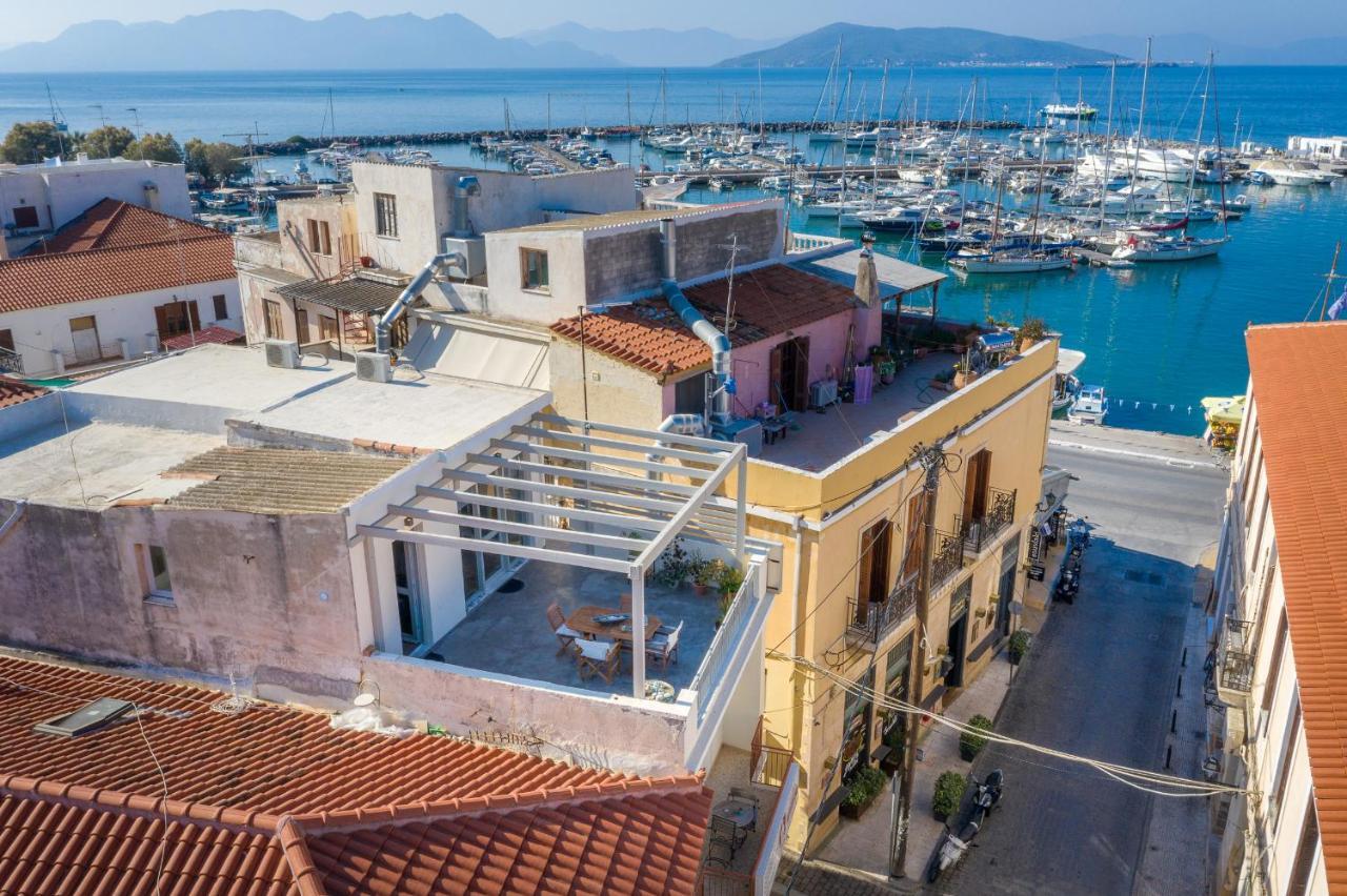 The Roof - Flat Sea View In Aegina Town Apartment Екстериор снимка