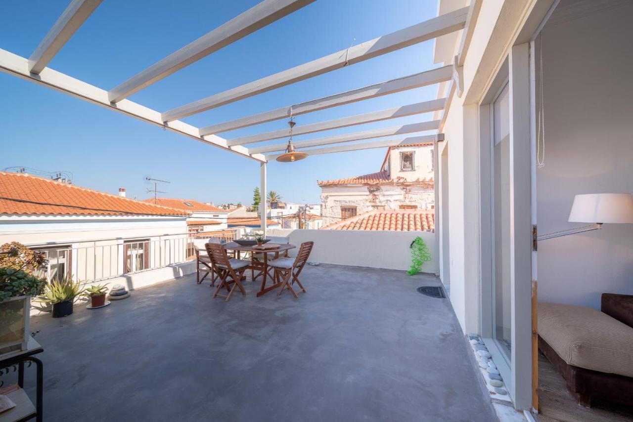The Roof - Flat Sea View In Aegina Town Apartment Екстериор снимка
